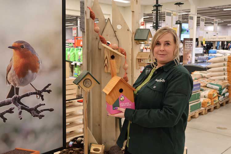 Advies in de winkel - vijver